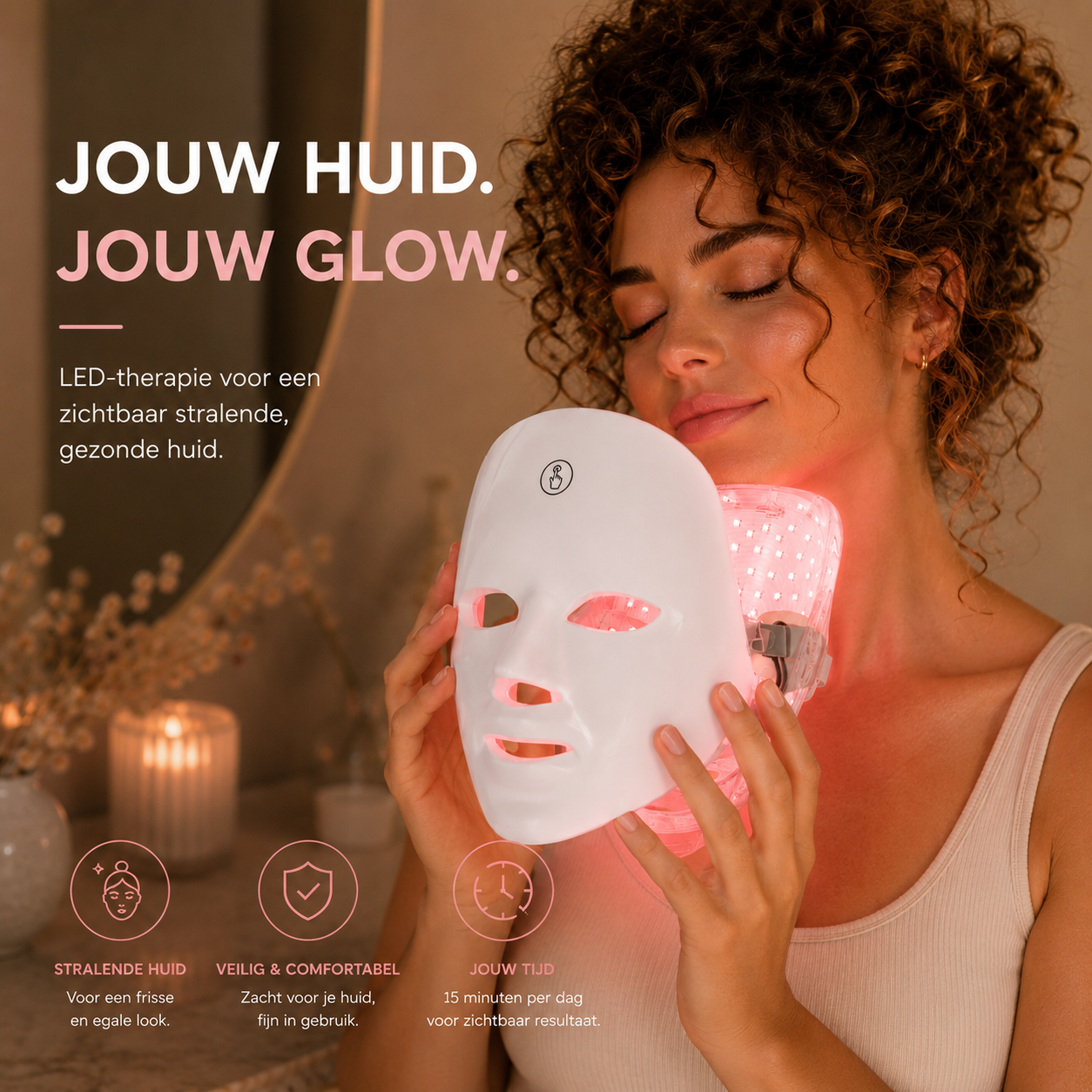 Stralux | 7-in-1 LED Gezichtsmasker