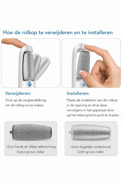 SoftRoll | Oplaadbare voetvijl
