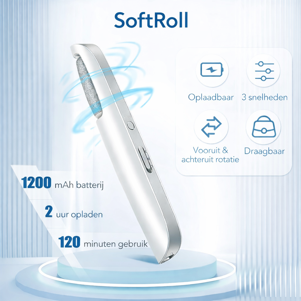 SoftRoll | Oplaadbare voetvijl