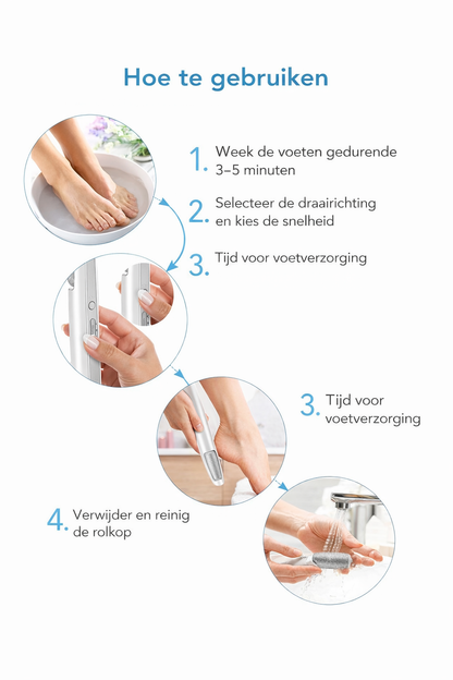 SoftRoll | Oplaadbare voetvijl